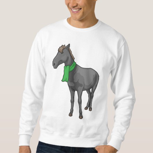 Sweatshirt Écharpe de cheval (Devant)