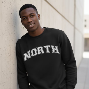 Sweatshirt Écharpe de style universitaire NORTH America Colle