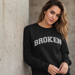 Sweatshirt Écharpe universitaire BROKEN de l'Amérique College