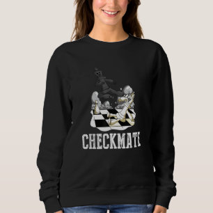 Sweatshirt Échec et mat Reine Roi Joueur Échec et mat