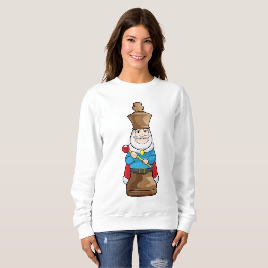 Sweatshirt Échecs King Chess (Devant entier)