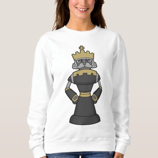 Sweatshirt Échecs King Crown Chess (Devant)