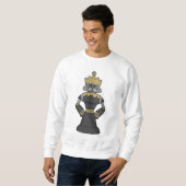 Sweatshirt Échecs King Crown Chess (Devant entier)