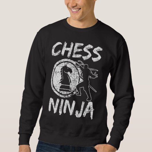 Sweatshirt Échecs Ninja : (Devant)