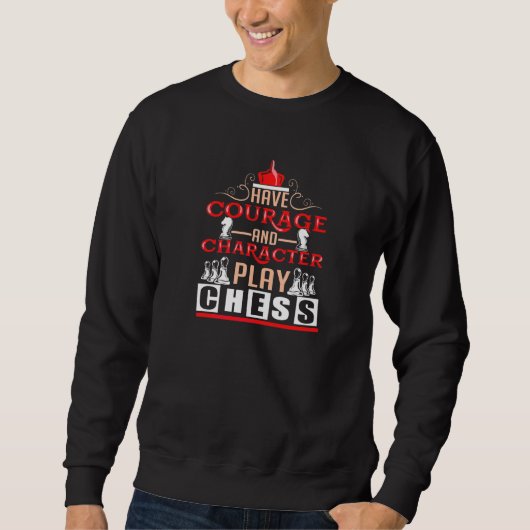 Sweatshirt Échecs pour les joueurs d'échecs (Devant)