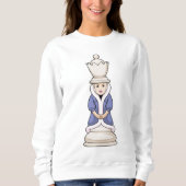 Sweatshirt Échecs Queen Chess (Devant)