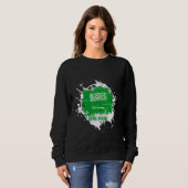 Sweatshirt Éclaboussure d'Arabie saoudite (Devant entier)