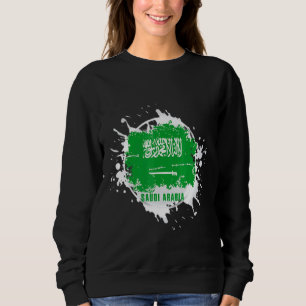 Sweatshirt Éclaboussure d'Arabie saoudite