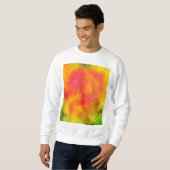 Sweatshirt Éclaboussure de couleur aquarelle (Devant entier)