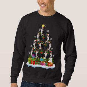 Sweatshirt Éclairage de Noël chapeau Australien Berger Christ