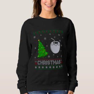 Sweatshirt Éclairage des noix de coco Xmas Tree Sweater
