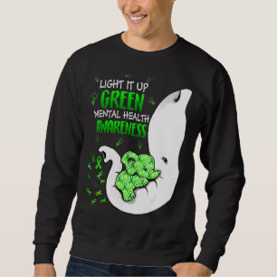 Sweatshirt Éclaircissez-vous sur le ruban de sensibilisation 