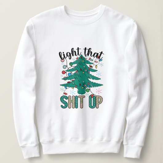 Sweatshirt Éclairer Noël (Design devant)