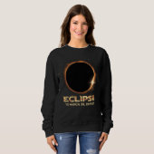 Sweatshirt Eclipse 2025 Amateurs d'astronomie Cool Solar Ecli (Devant entier)