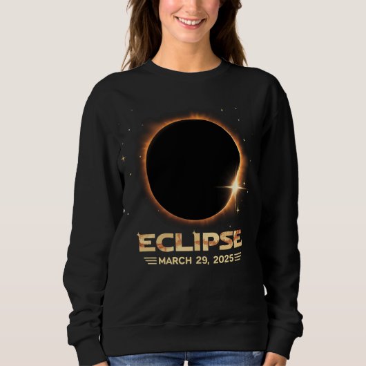 Sweatshirt Eclipse 2025 Amateurs d'astronomie Cool Solar Ecli (Devant)