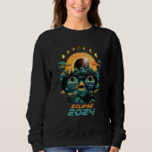 Sweatshirt Eclipse Phases Total Solar Eclipse 2024 (Devant)
