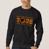 Sweatshirt Éclipse Solaire Totale 2026 (Devant)