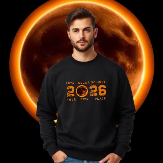 Sweatshirt Éclipse Solaire Totale 2026