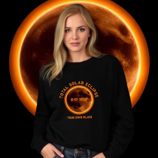 Sweatshirt Éclipse solaire totale 2026