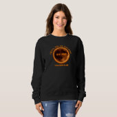 Sweatshirt Éclipse solaire totale 2026 (Devant entier)