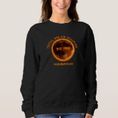 Sweatshirt Éclipse solaire totale 2026 (Devant)