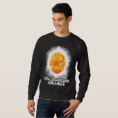 Sweatshirt Éclipse totale Arkansas 2024 Éclipse solaire total (Devant entier)