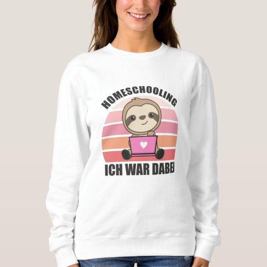 Sweatshirt École D'Accueil J'Étais Là École De Faux (Devant)