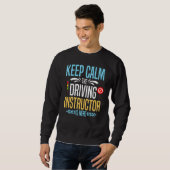 Sweatshirt École de moniteurs d'auto-école Leçons Éducation d (Devant entier)