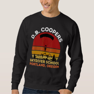 Sweatshirt École de parachutisme D B Cooper Portland Oregon