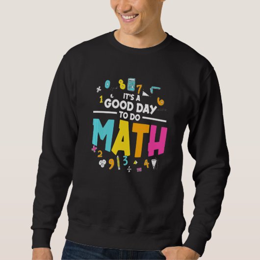 Sweatshirt Ecole d'enseignement des mathématiques C'est un bo (Devant)