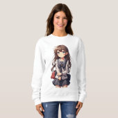 Sweatshirt École japonaise d'Anime (Devant entier)