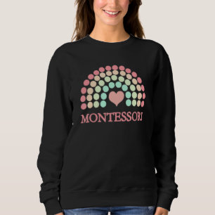 Sweatshirt Ecole Montessori Arc En Ciel Pour Moms Dads Enseig