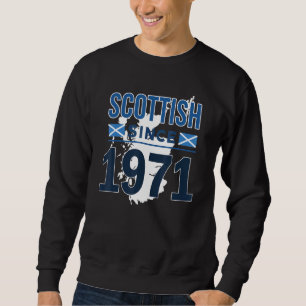 Sweatshirt Écosse depuis 1971 Rampant Lion Scotland Family H
