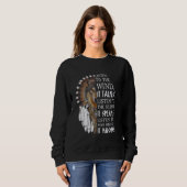 Sweatshirt Écoutez Le Vent Parlé Écoutez Le Silence (Devant entier)