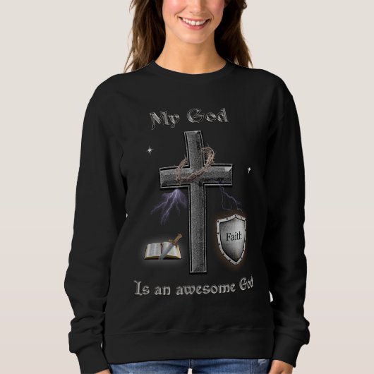 Sweatshirt Écriture biblique (Devant)