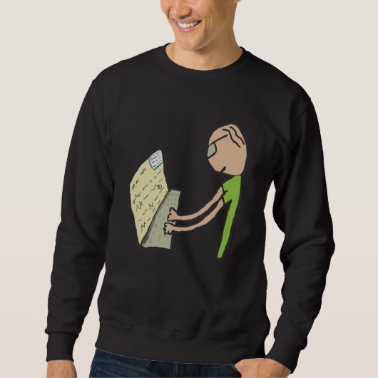 Sweatshirt Écriture de l'auteur (Devant)