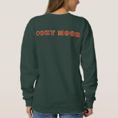 Sweatshirt Écriture monogrammée rouge or blanc (Dos)
