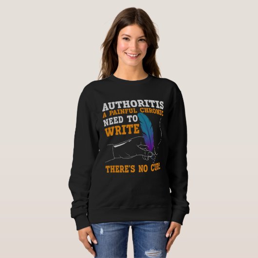 Sweatshirt Écriture Pour Auteurs Et Écrivains 2 (Devant entier)