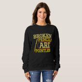 Sweatshirt Écriture pour les auteurs et écrivains 11 (Devant entier)