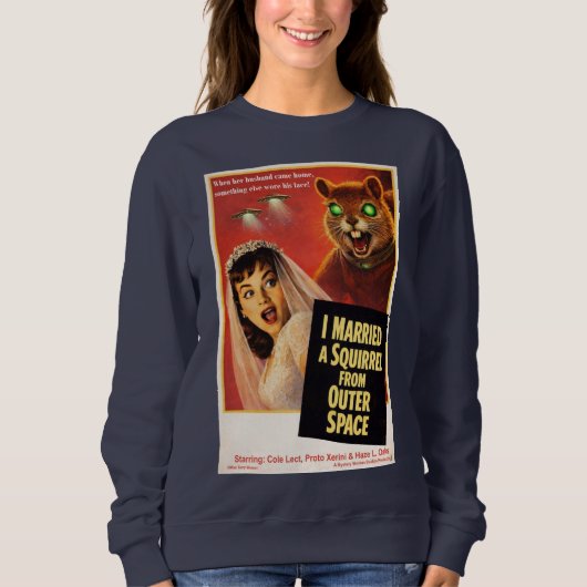 Sweatshirt Écureuil de l'espace extra-atmosphérique (Devant)