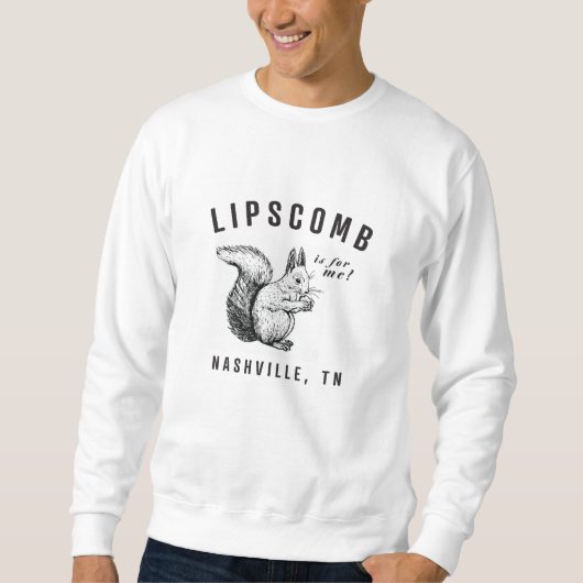 Sweatshirt Écureuil de Lipscomb (Devant)