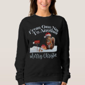 Sweatshirt Écureuil De Noël D'Une Nuit À L'Autre (Devant)