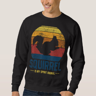 Sweatshirt Écureuil Vintage