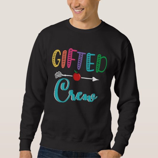 Sweatshirt ed Crew First Day Back To School T For Teacher (Devant)
