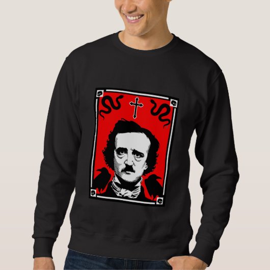 Sweatshirt Edgar Allan Poe (Devant)