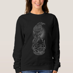 Sweatshirt Edgar Allan Poe Le Corbeau