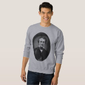 Sweatshirt Edgar Allan Poe ~ Portrait 1849 (Devant entier)