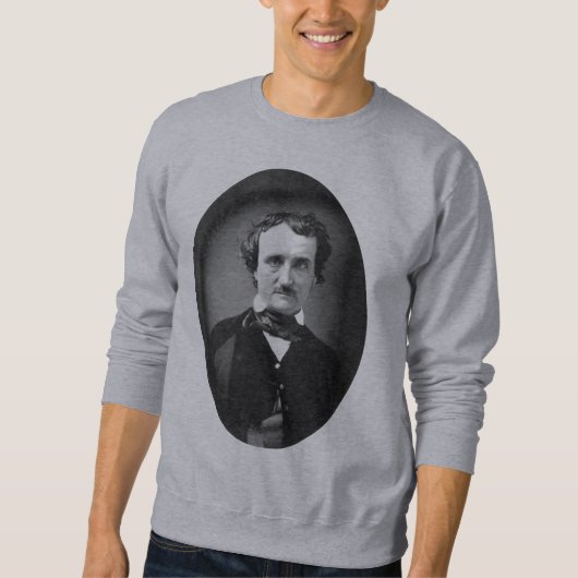 Sweatshirt Edgar Allan Poe ~ Portrait 1849 (Devant)