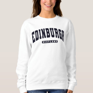 Sweatshirt Edinburgh Scotland Varsity College Style