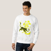 Sweatshirt Édition Fierce Thunderball Cat pour les fans de fo (Devant entier)